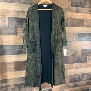 New! LuLaRoe Sarah Gold Sparkle